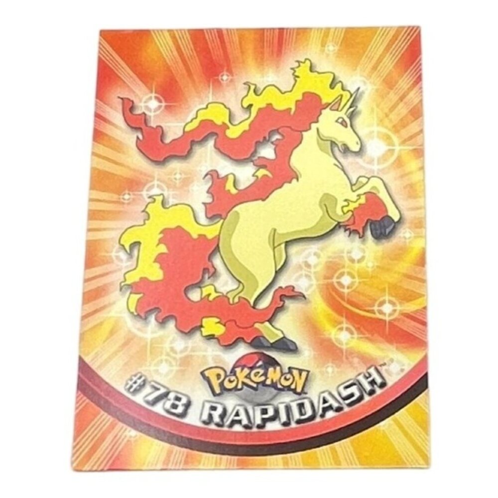 Rapidash Pokemon Card Topps #78 TV Animation Edition Series Blue Logo